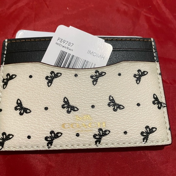 Authentic COACH CV CARD HOLDER PATENT LEATHER - Picture 2 of 8